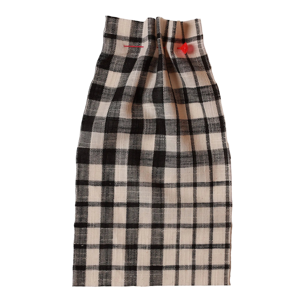 A black and white check fabric by ATELIER A.PUUR.A 