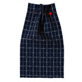 double sided check dark blue swatch collection ATELIER A.PUUR.A
