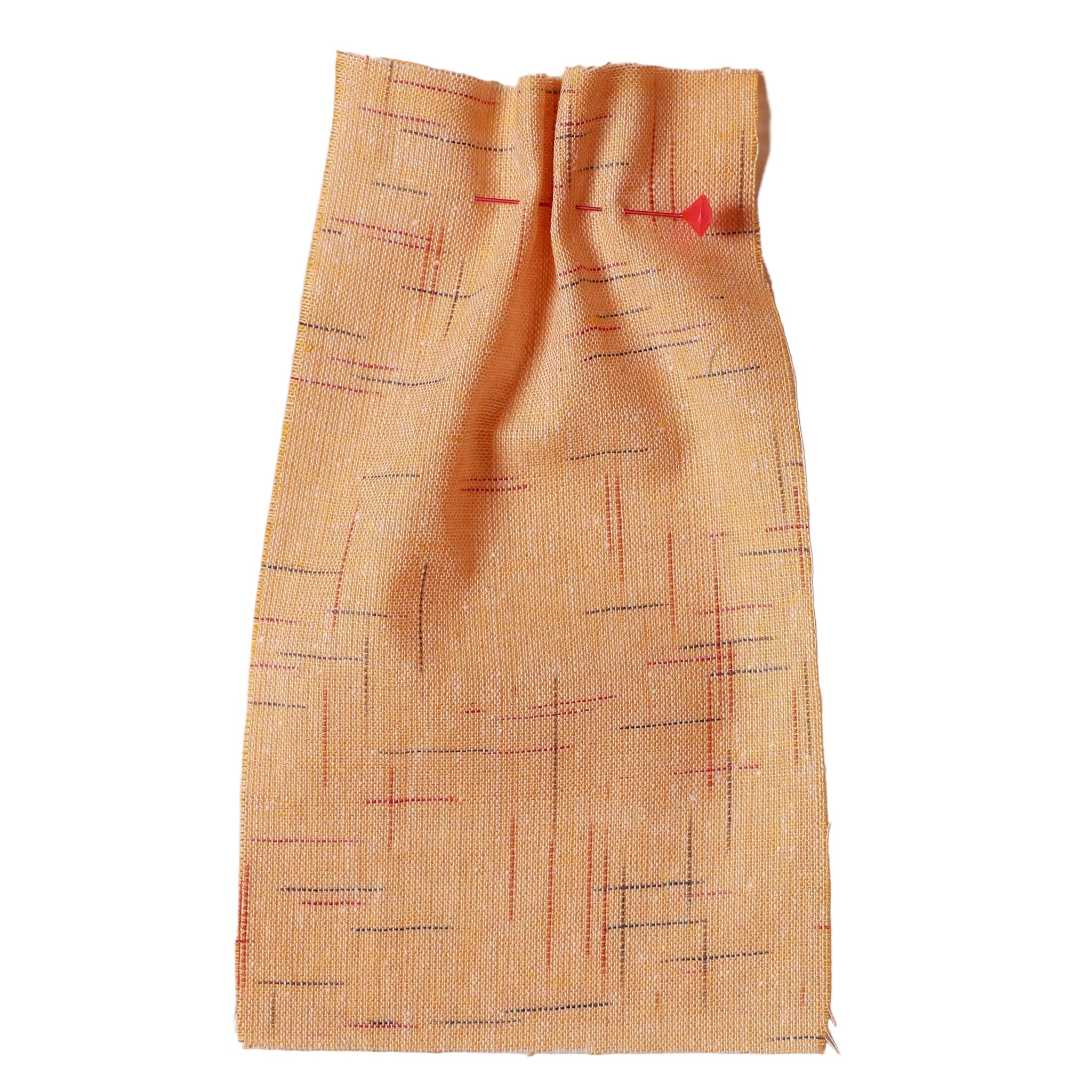 Fabric with a pattern on a beige background ikat collection ATELIER A.PUUR.A 
