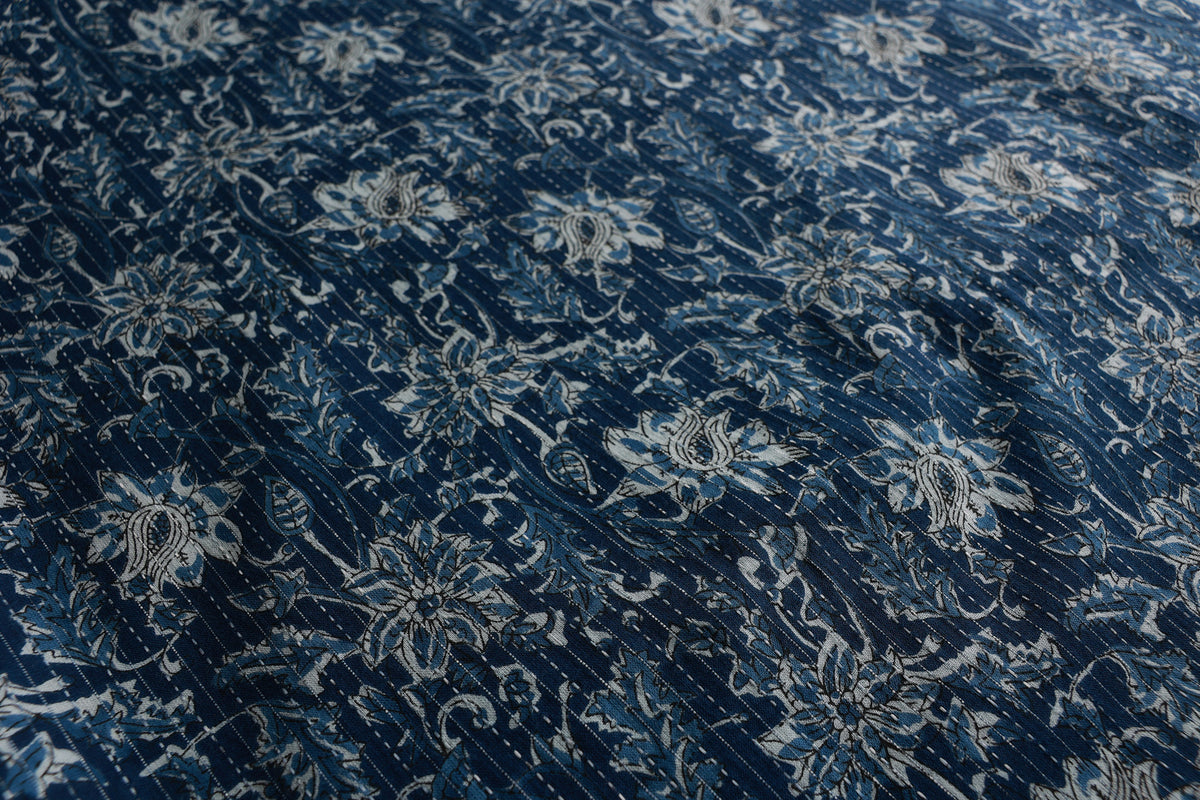 Printed - Blue Flowers